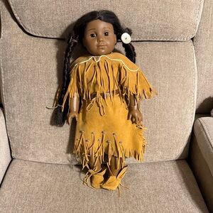 American Girl Doll - Kaya- with Tan Fringe Outfit